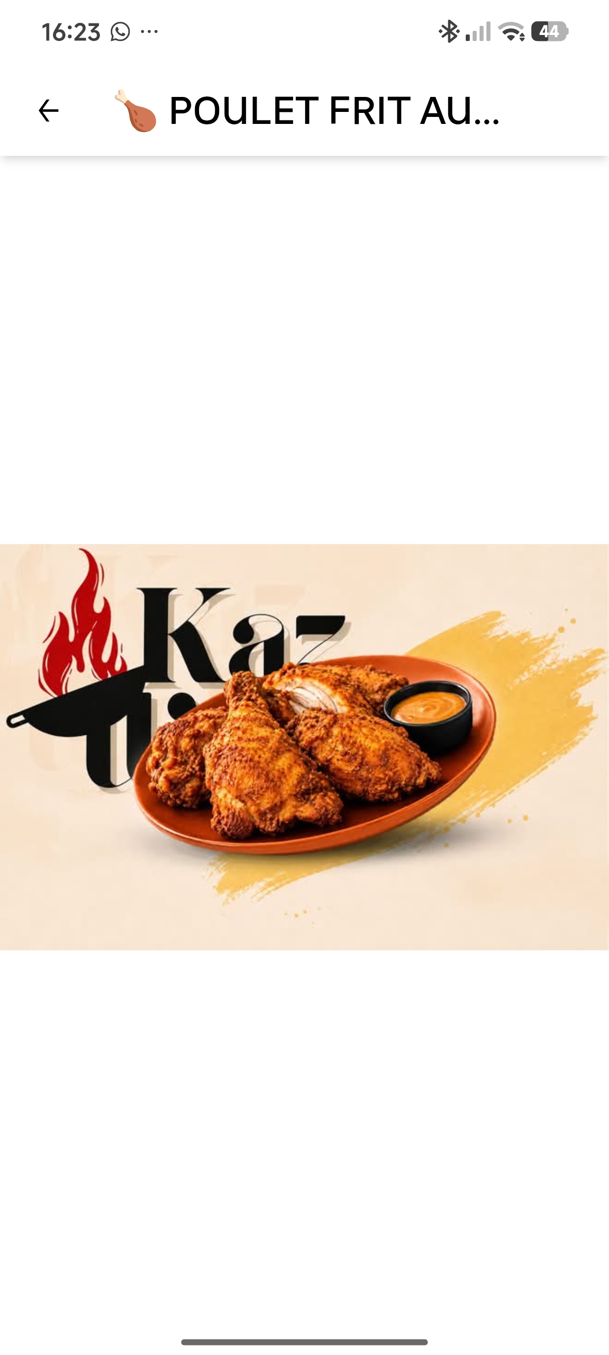 Poulet croustillant